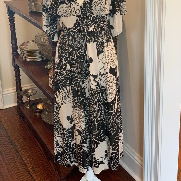 Tibi black and cream floral dress - Picture 6 of 6
